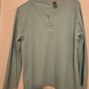 Adonna Light Green Long Sleeve Top